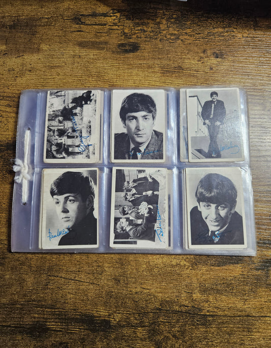 The Beatles Signed Trading Cards: Complete Set of 60! (1964)
