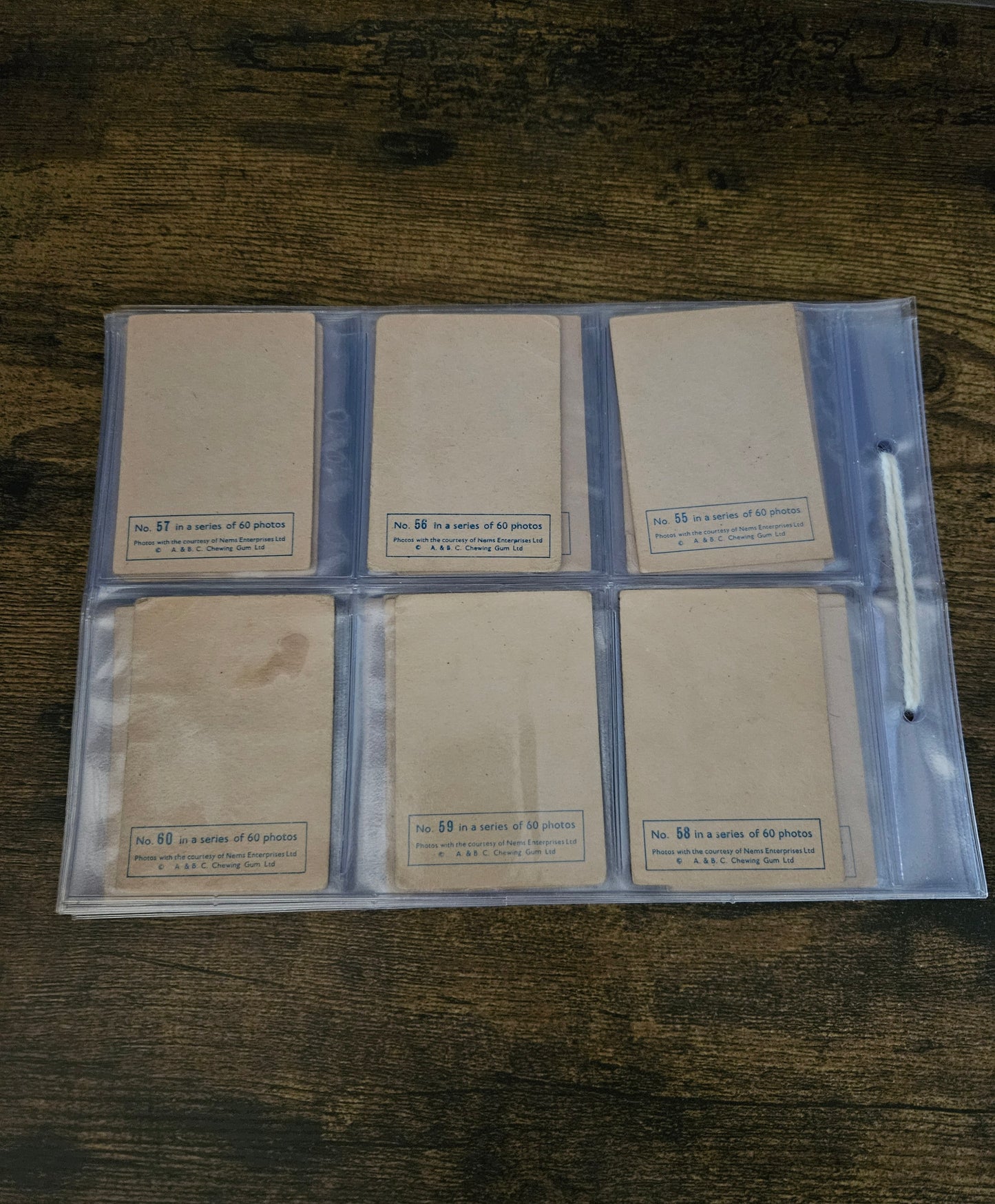 The Beatles Signed Trading Cards: Complete Set of 60! (1964)