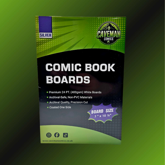 100 x Silver Age Backing Boards: Archival Safe Storage Supplies