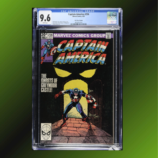 Captain America #256: CGC 9.6, Only UK Price Variant On Census! (1981)