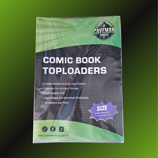 10 x Silver Age Size Comic Top Loaders: Pre-Order, Re-Stock 21st October!