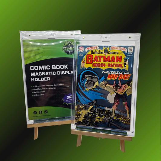 1 x UV-Protected Magnetic Comic Holder: Acid Free, Wall Mountable