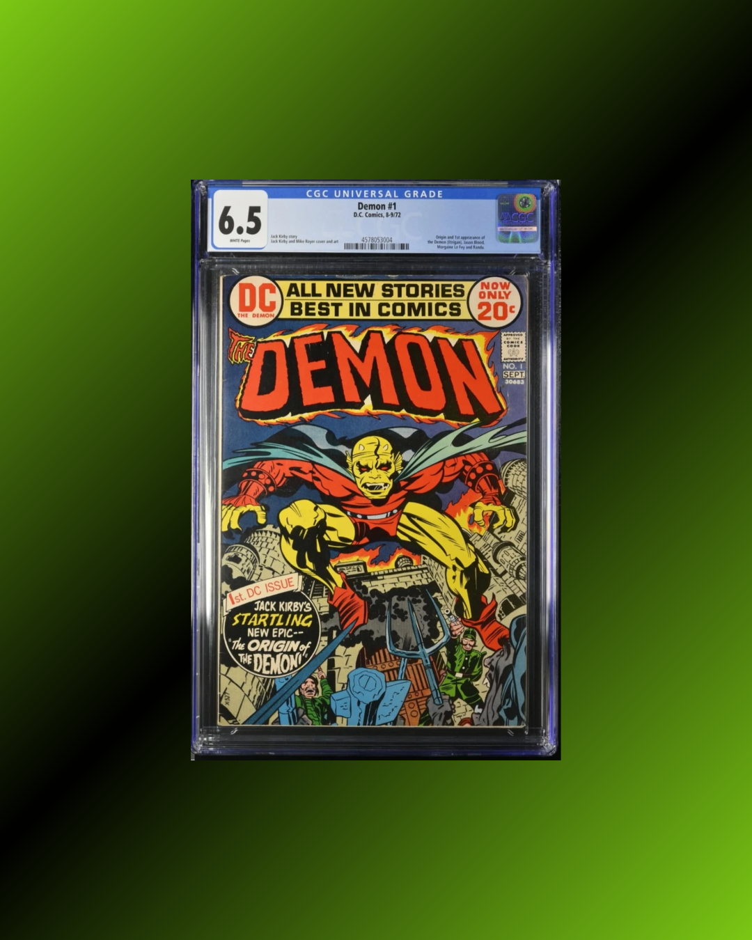 Demon #1: CGC 6.5, 1st App & Origin of Demon (Etrigan) (1972)
