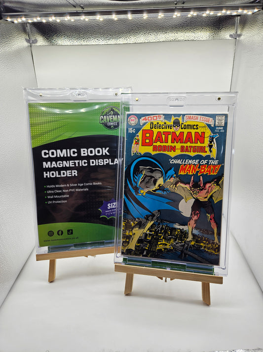 1 x UV-Protected Magnetic Comic Holder: Acid Free, Wall Mountable