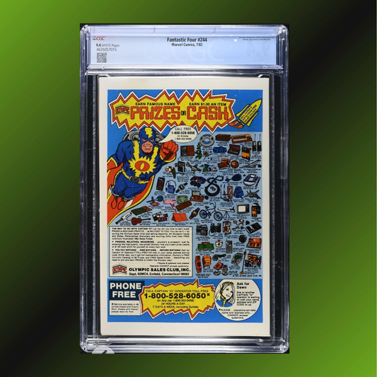 Fantastic Four #244: CGC 9.4, Key Issue! (1982)