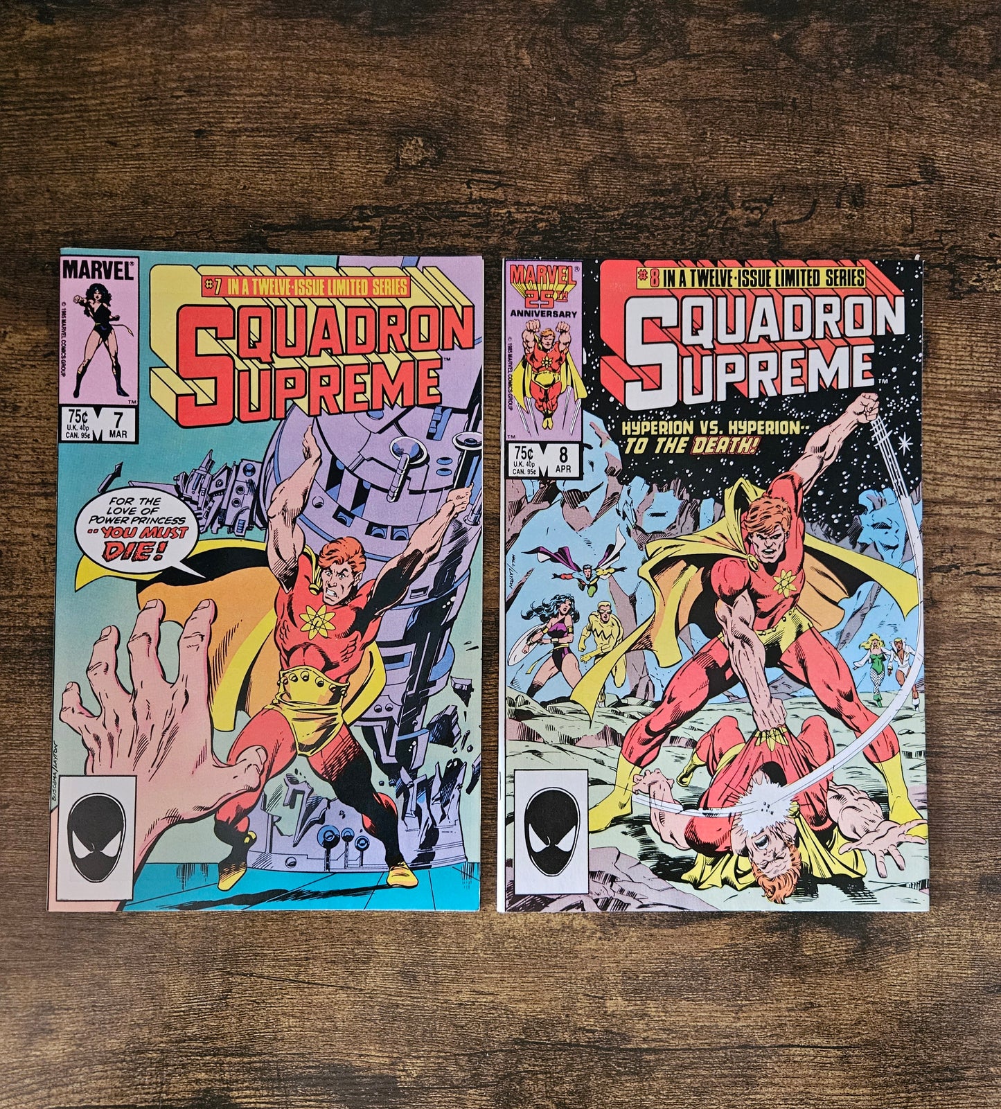 Squadron Supreme #1-12: Complete Series, Marvel Comics (1985)