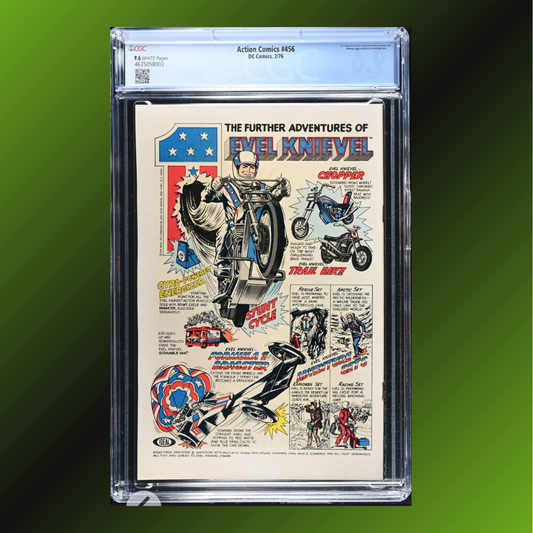 Action Comics #456: CGC 9.6, Jaws Movie Homage Cover! (1976)