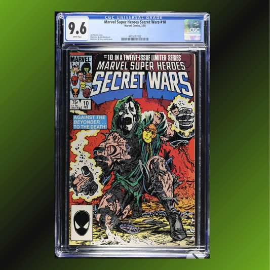 Marvel Super-Heroes Secret Wars #10: CGC 9.6, Mike Zeck Cover! (1985)