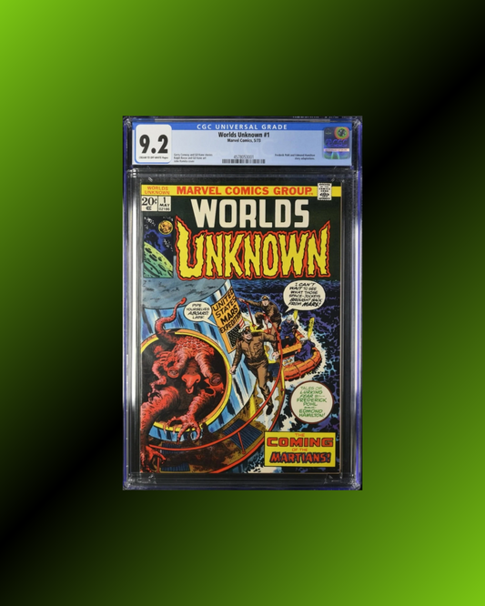 Worlds Unknown #1: CGC 9.2, John Romita Cover! (1973)