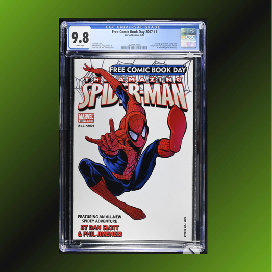 Amazing Spider-Man #1: FCBD 2007: CGC 9.8, 1st Jackpot & Mr Negative!