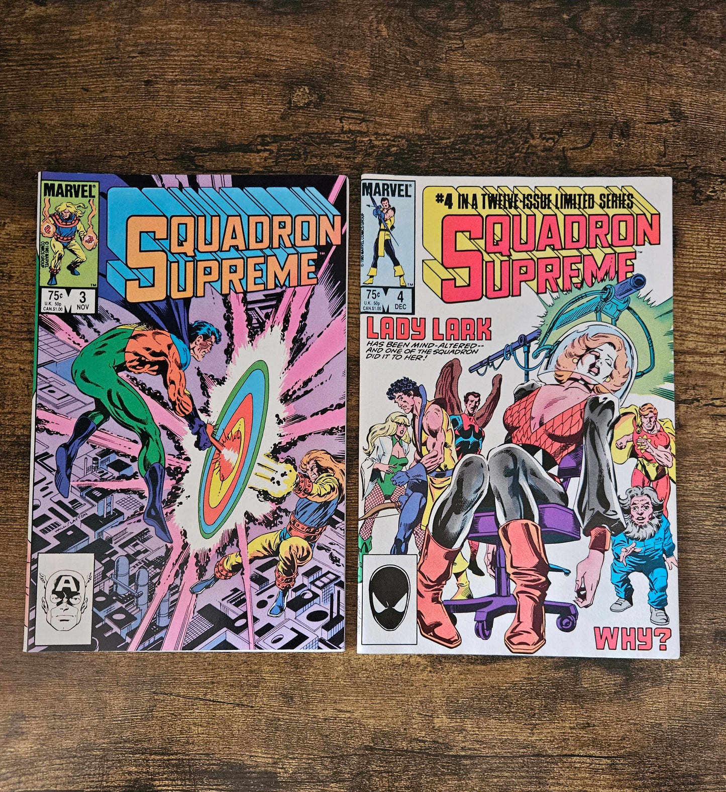 Squadron Supreme #1-12: Complete Series, Marvel Comics (1985)