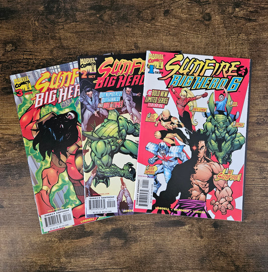 Sunfire & Big Hero 6: Issues 1–3 (Complete Key Issue Mini-Series)
