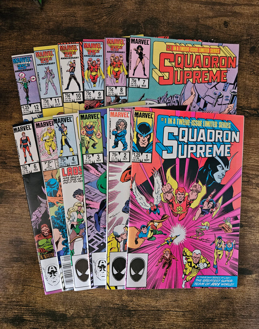 Squadron Supreme #1-12: Complete Series, Marvel Comics (1985)