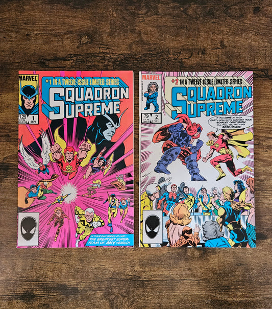 Squadron Supreme #1-12: Complete Series, Marvel Comics (1985)