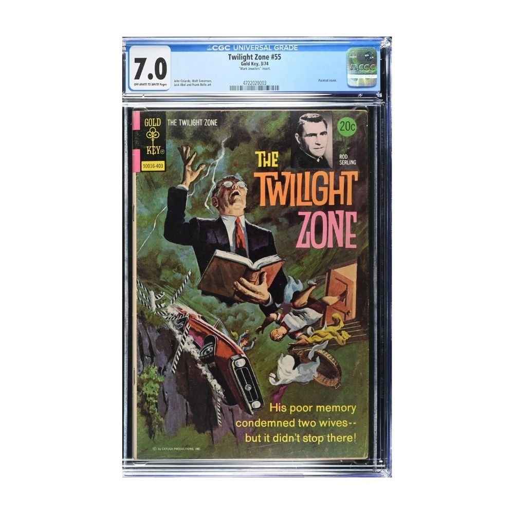 Twilight Zone 55 CGC 7.0 | RARE Mark Jewelers Insert | Painted Cover | 1974